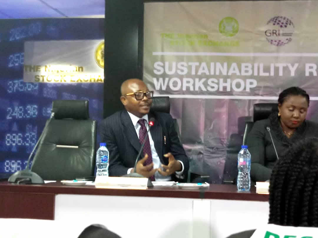 We featured as Discussant at the Sustainability Reporting Workshop by the Nigerian Stock Exchange