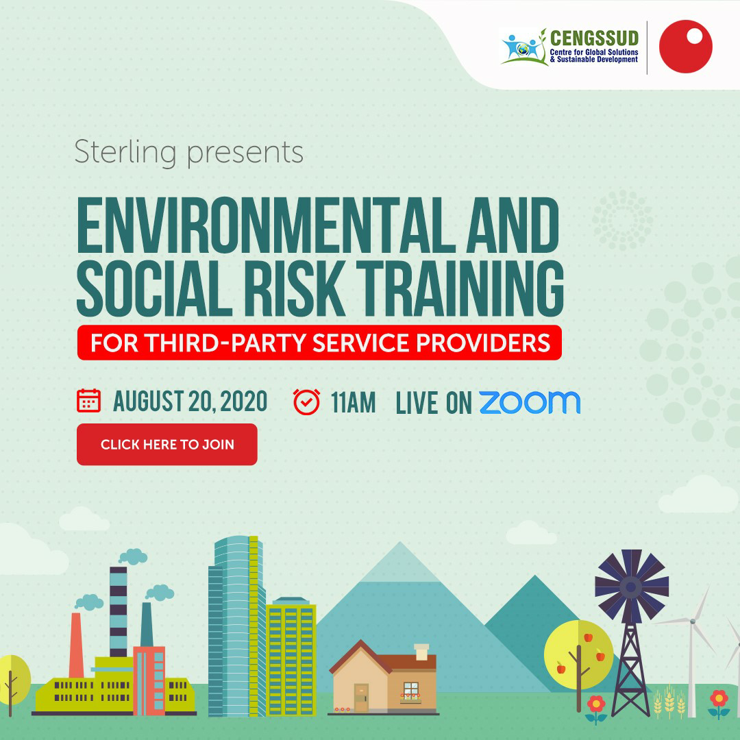 In-House Training For Sterling Bank Plc – Environmental And Social Risk Training For Third-Party Service Providers